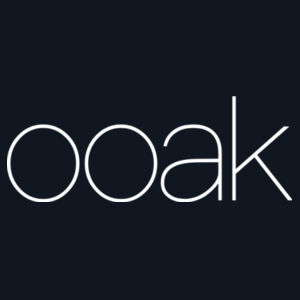 OOAK Small Logo Tee | Mens | White Print Design