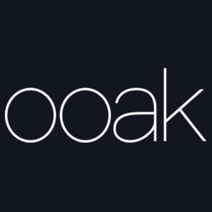 OOAK Large Logo Tee | Mens | White Print Design