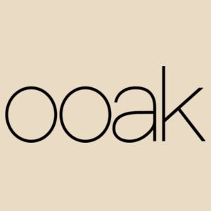 OOAK Large Logo Tee | Wms | Black Print Design