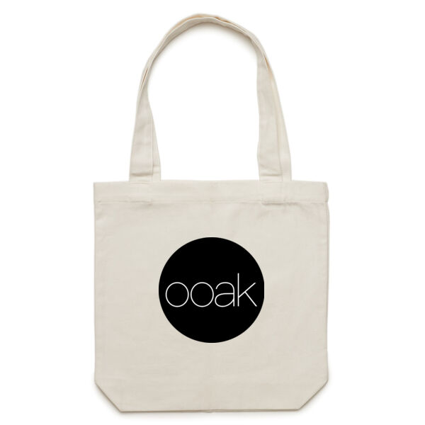 OOAK Logo Tote Bag | Black Circle Thumbnail